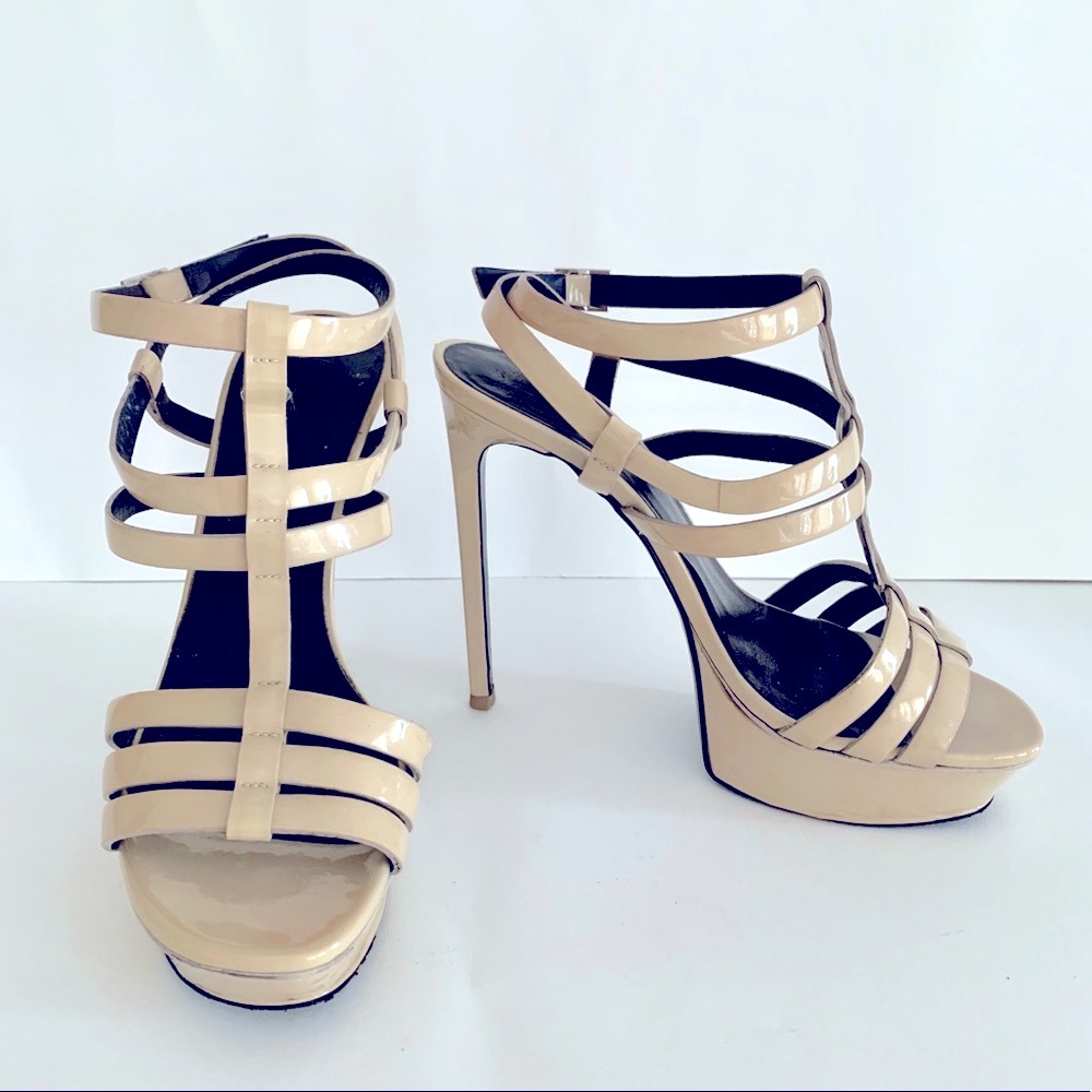 Saint Laurent Heels, Nude 7.5 (EU 37.5)